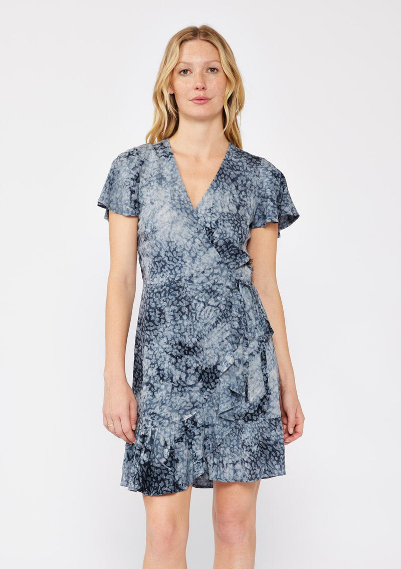 Women's Mini Wrap Dress + Animal Print | LOVESTITCH Women's Mini Wrap Dress + Animal Print | LOVESTITCH