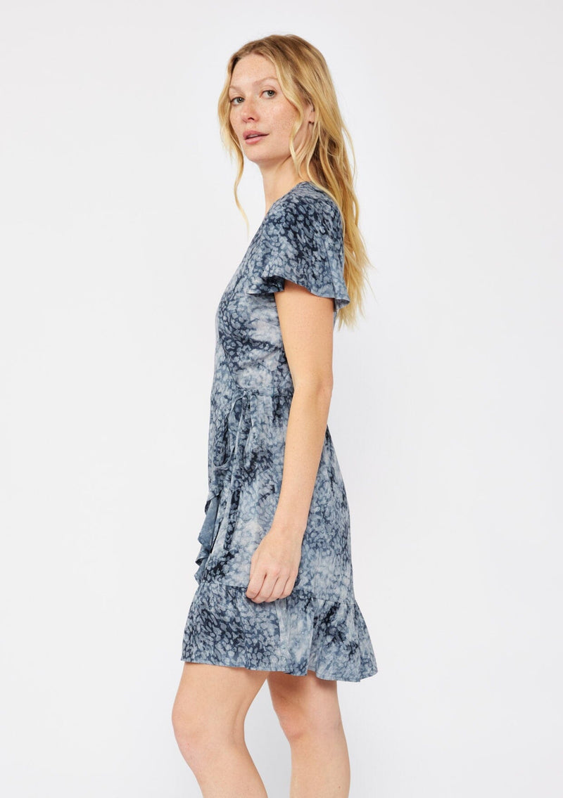 Women's Mini Wrap Dress + Animal Print | LOVESTITCH Women's Mini Wrap Dress + Animal Print | LOVESTITCH