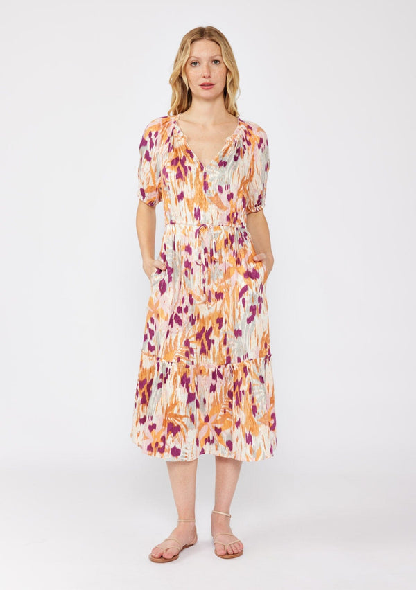 LOVE ME TONIGHT WOVEN MIDI DRESS main image 0