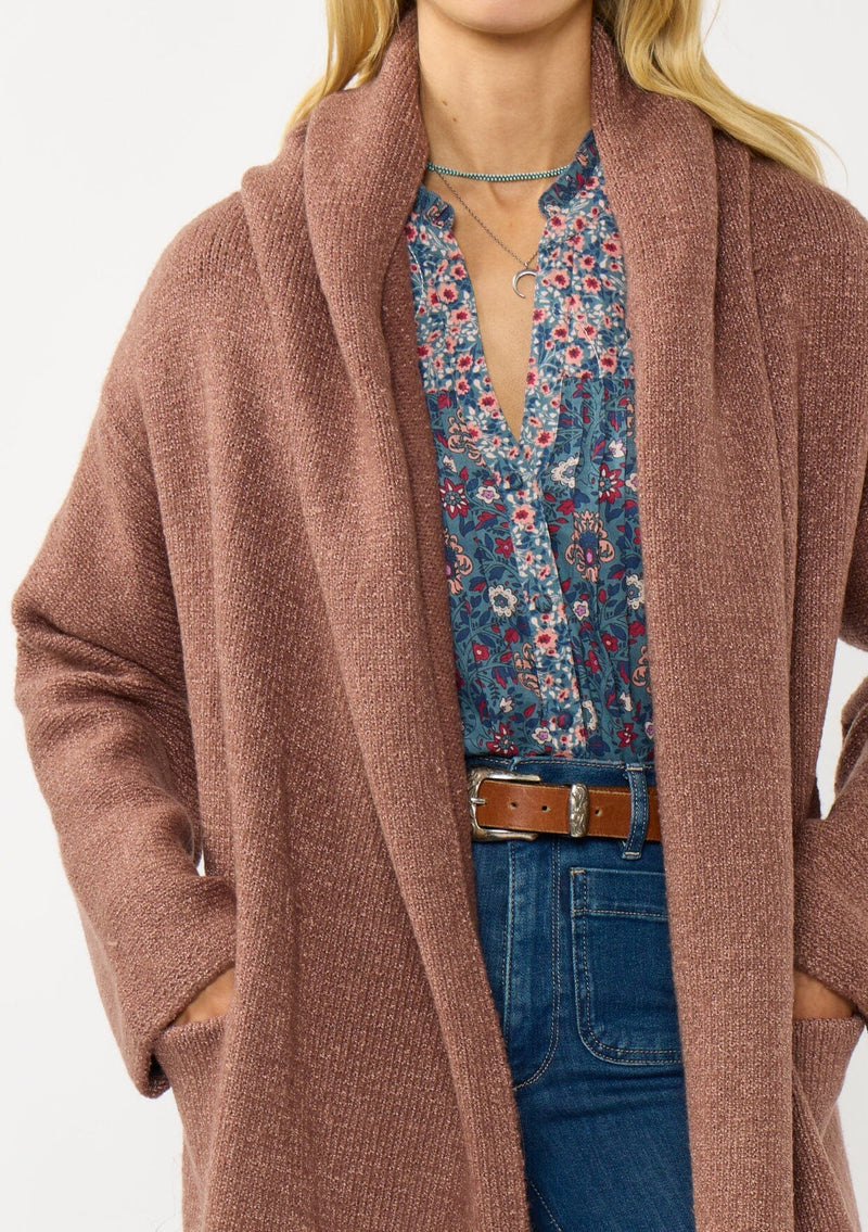 Women's Soft Oversize Coatigan Sweater LOVESTITCH