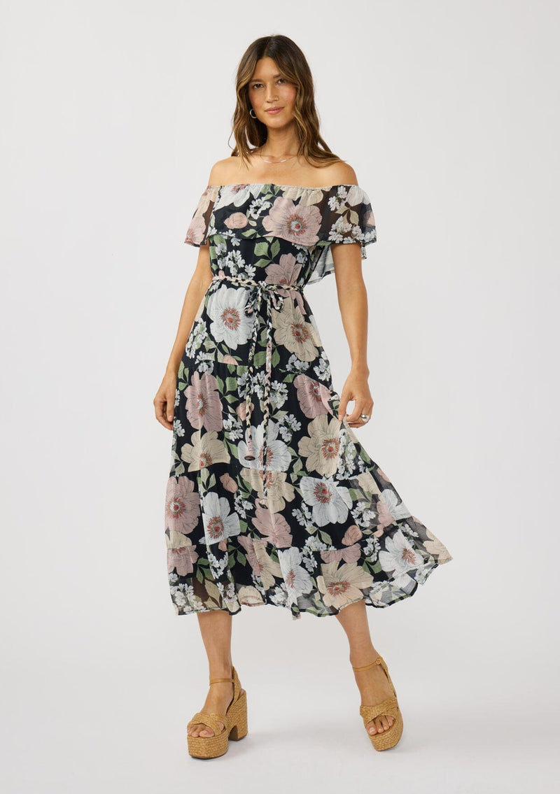 Meadow Sol Maxi Dress Black/Blush / S Meadow Sol Maxi Dress Black/Blush / S