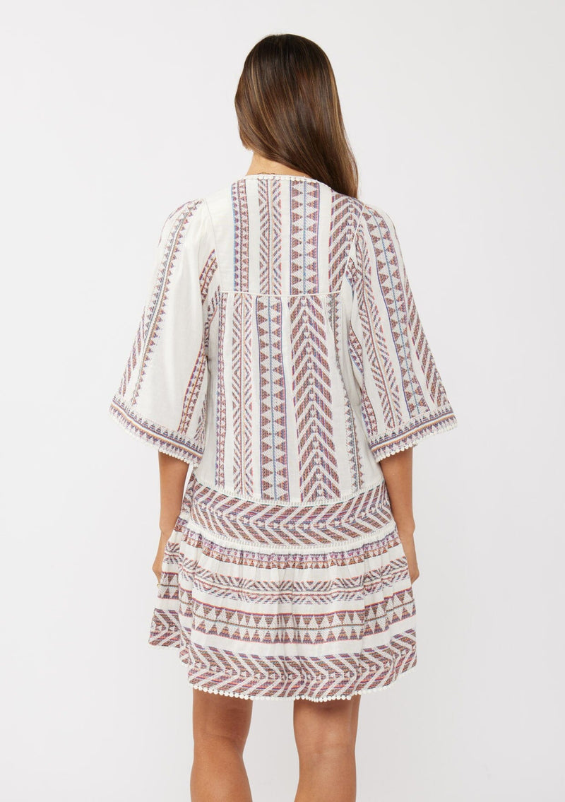 moon jacquard twill mini dress Path
