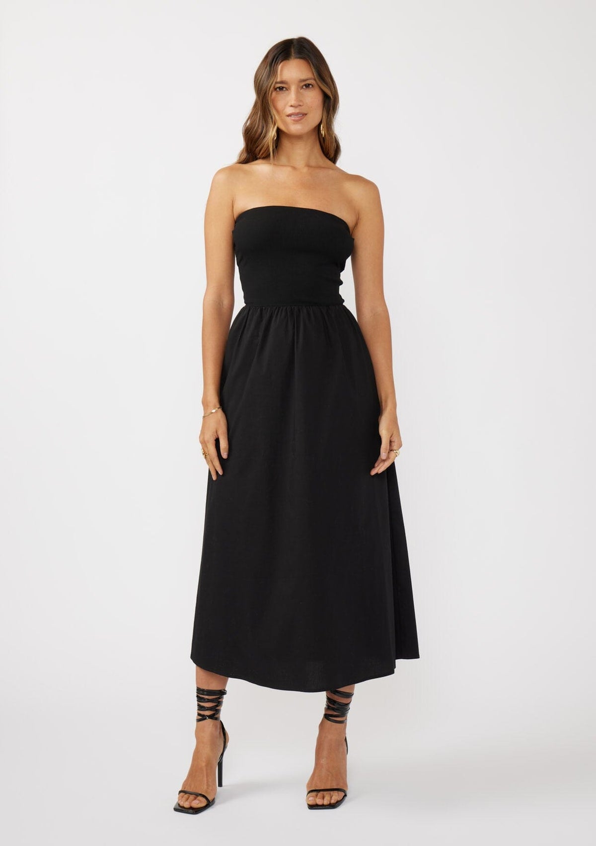 strapless black dress midi Mara / L generating up to 50% GOTHIC_WEDDING Nike essential T-shirt dress Size:XXS/XS