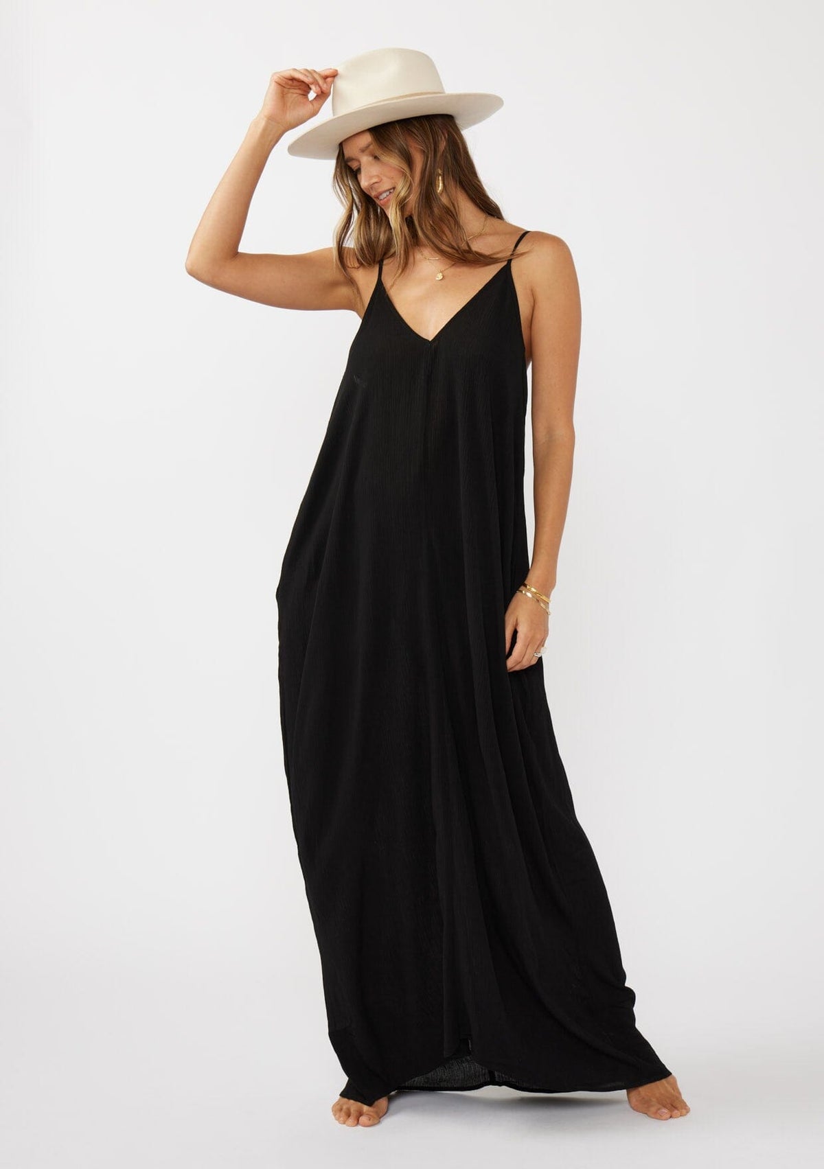 chinese dress ladies Weekend Mila Maxi Dress Cement / S/M main image 1