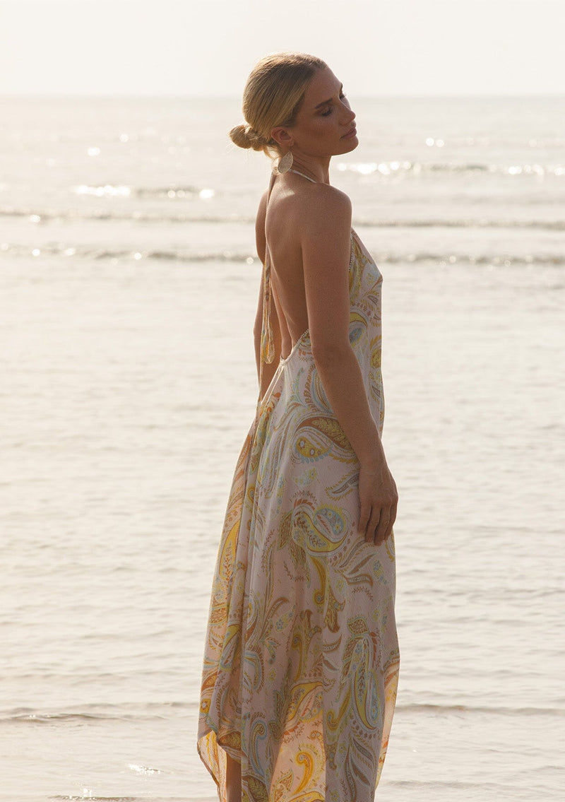 Paisley V-Neck Strappy Summer Beach Maxi Dress | LOVESTITCH Paisley V-Neck Strappy Summer Beach Maxi Dress | LOVESTITCH