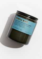 [Size: 7.2 oz Standard] PF Candle Company myrtle mint candle.
