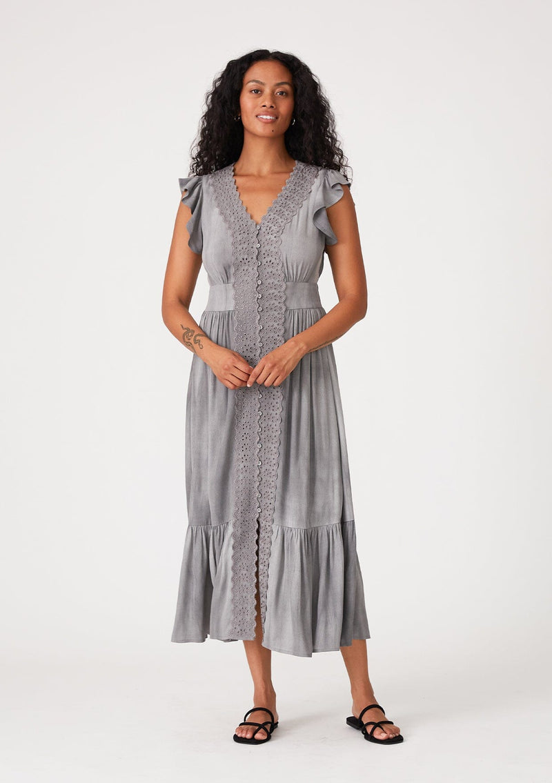Adeline Maxi Dress Grey / S Adeline Maxi Dress Grey / S