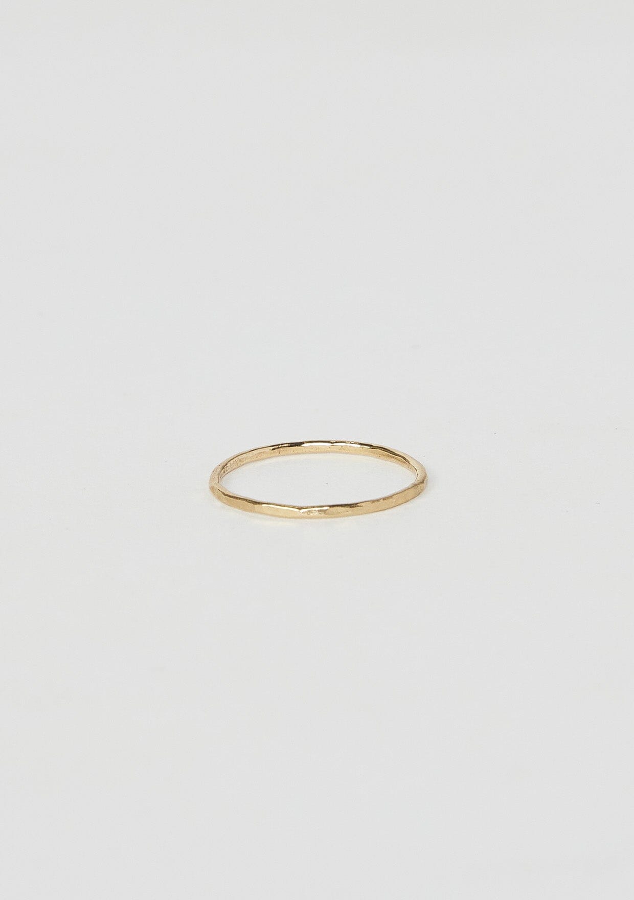 Moon Pi - Thin Gold Fill Stacking Ring - LOVESTITCH