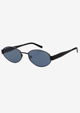 [Color: Black] Oval shaped sunglasses from FREYRS. 