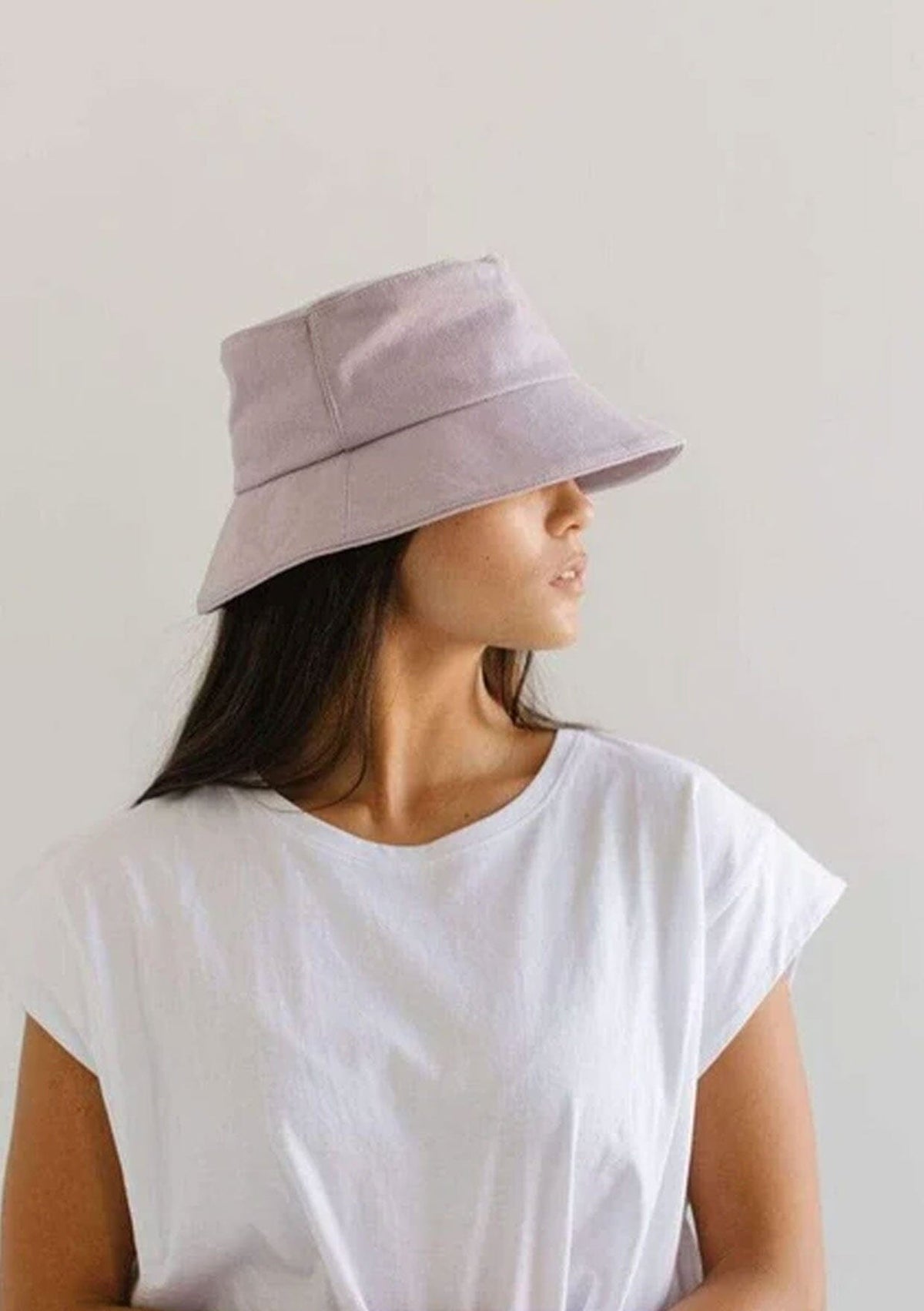 Gigi Pip Rylee Bucket Hat - Brown M/L 59 Gigi Pip - Cotton Rylee Bucket Hat - LOVESTITCH main image 3