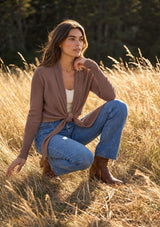 Willa Tie Front Sweater