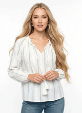 Crescent Moon Peasant Top