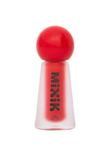 [Color: Vivid Coral] A Mixik lip tint in bright coral.