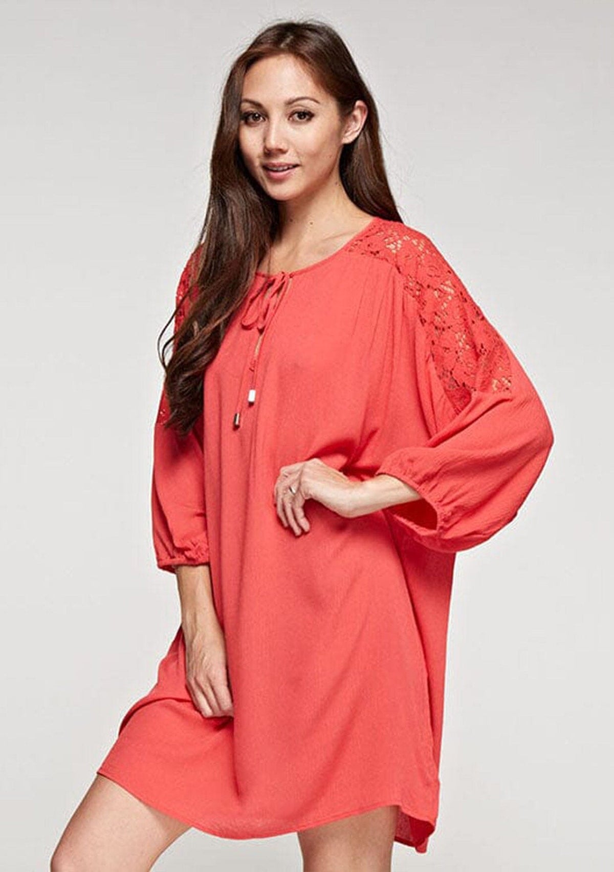 Bianca Beach Dress Poppy / S/M