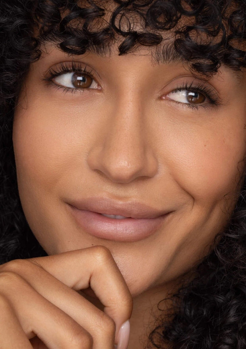 [Color: Faye] A buildable lip tint made from 100% natural ingredients. An eco-friendly beauty product handmade from Poppy & Pout. 