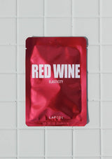 [Color: Red Wine] Red wine sheet face mask.