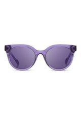 [Color: Violet] Purple acetate sunglasses with a violet frame made by Shwood. 