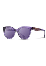 [Color: Violet] Purple acetate sunglasses with a violet frame made by Shwood. 