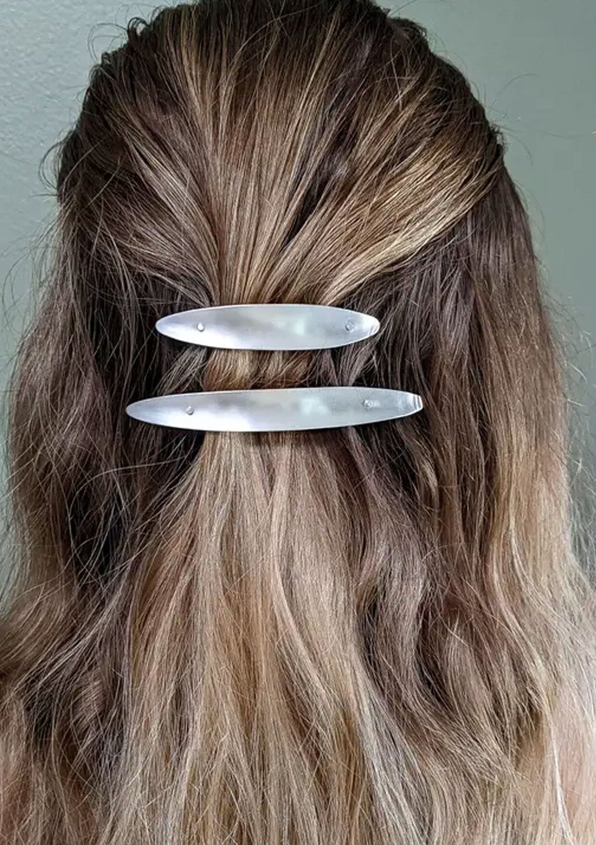 PeLo Modern - Sterling Silver Barrette - LOVESTITCH