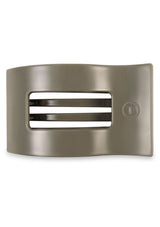 [Color: Sage] Sage green Flat rectangle hair clip made by TELETIES