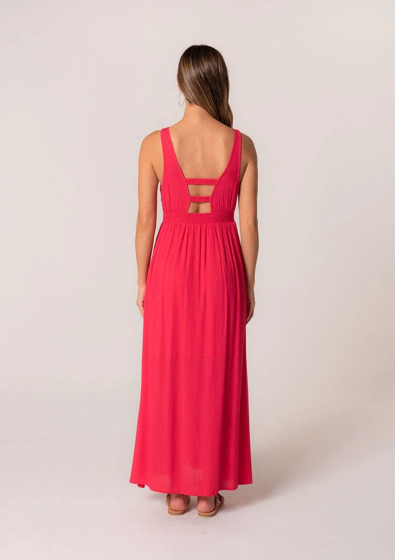 Vale Maxi Dress Hot Pink / M Vale Maxi Dress Hot Pink / M