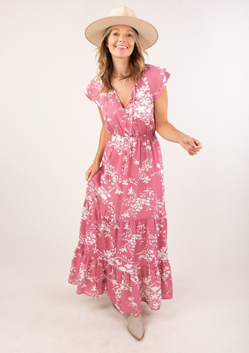 Bold Bohemian Floral Maxi Dress | LOVESTITCH