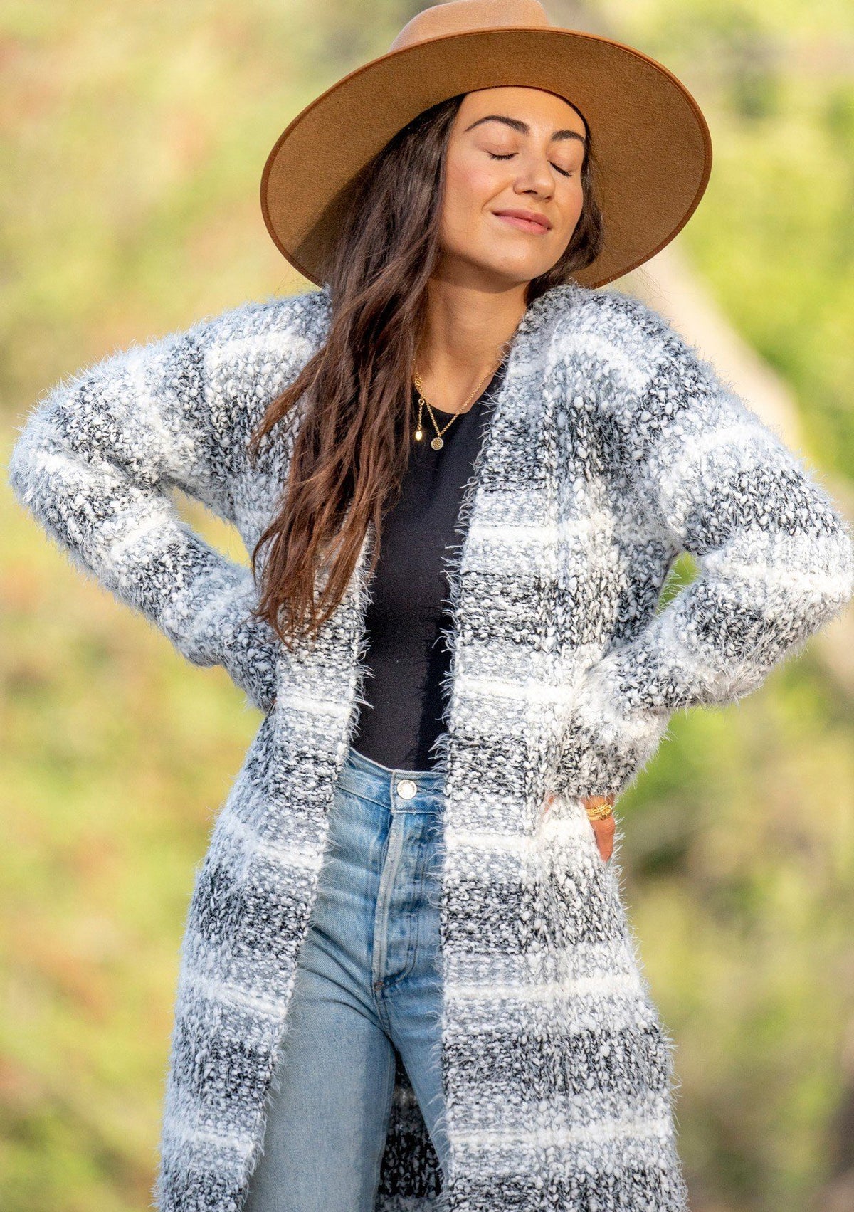 FOXEY  CARDIGAN "MOON MIST 2020年 The Idina Cardigan | Chestnut Confetti – Christy Dawn