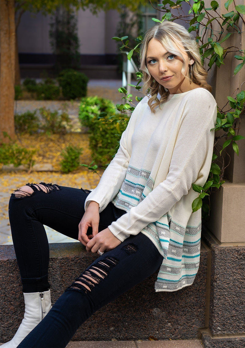 [Color: Off White/Aqua]