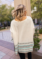 [Color: Off White/Aqua]