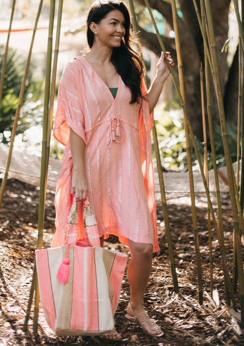 Boho Beach Caftan Kimono Sleeve Dress LOVESTITCH - Main Image