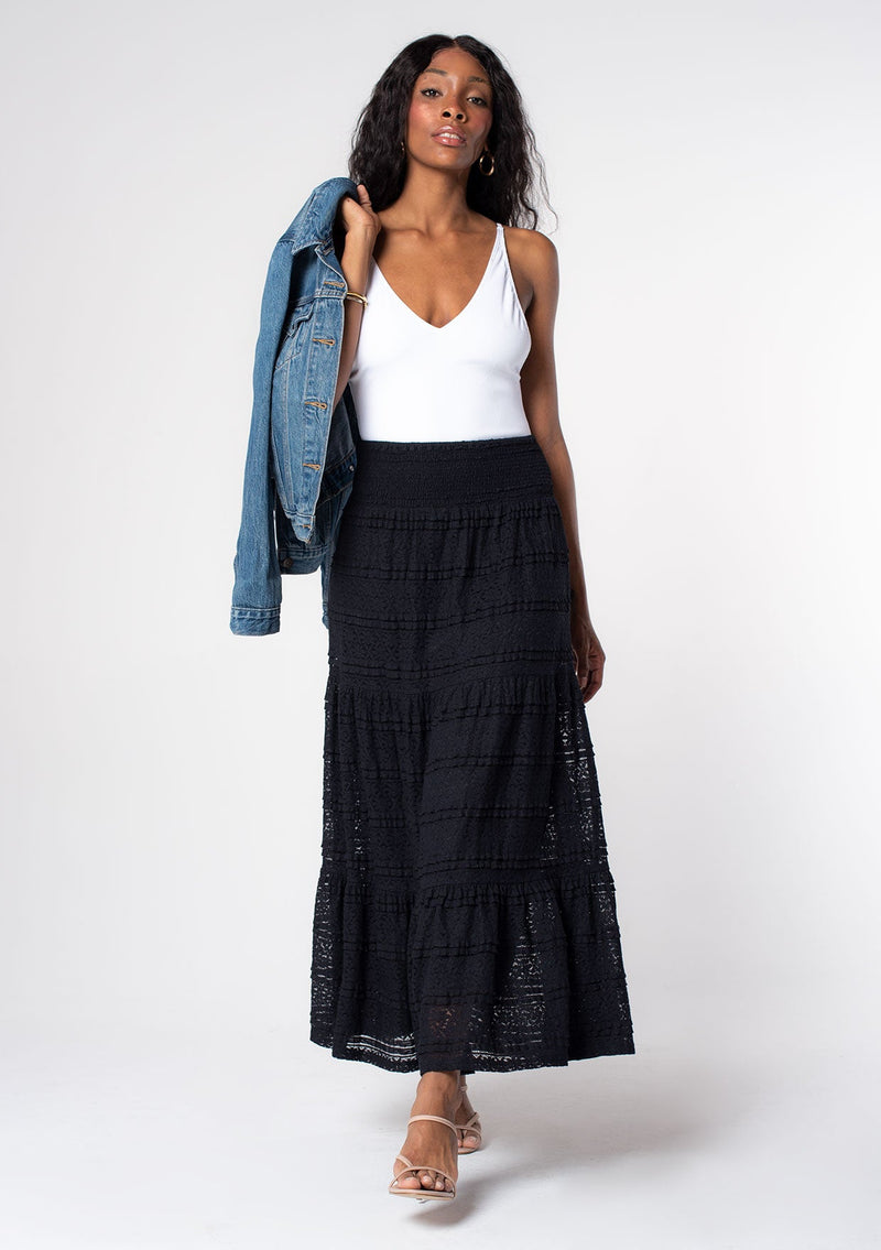 Women's Skirt - Boho Lace Maxi Skirt | LOVESTITCH Women's Skirt - Boho Lace Maxi Skirt | LOVESTITCH