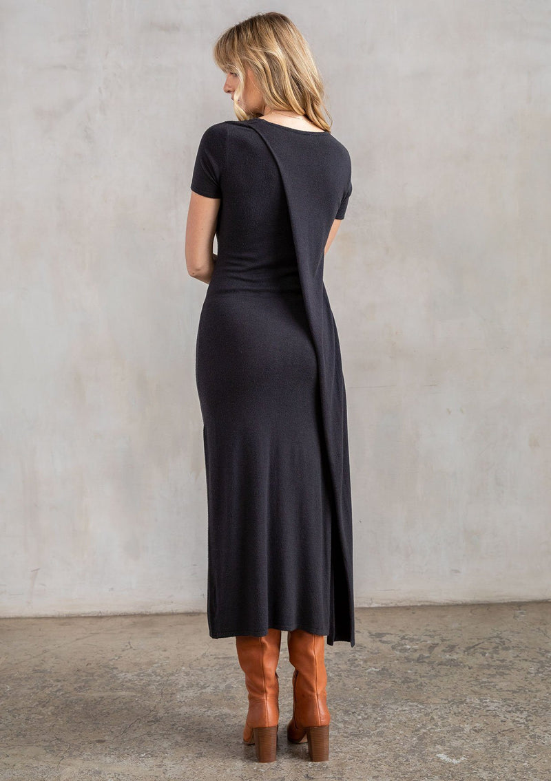 Mona Sweater Dress Charcoal / S Mona Sweater Dress Charcoal / S