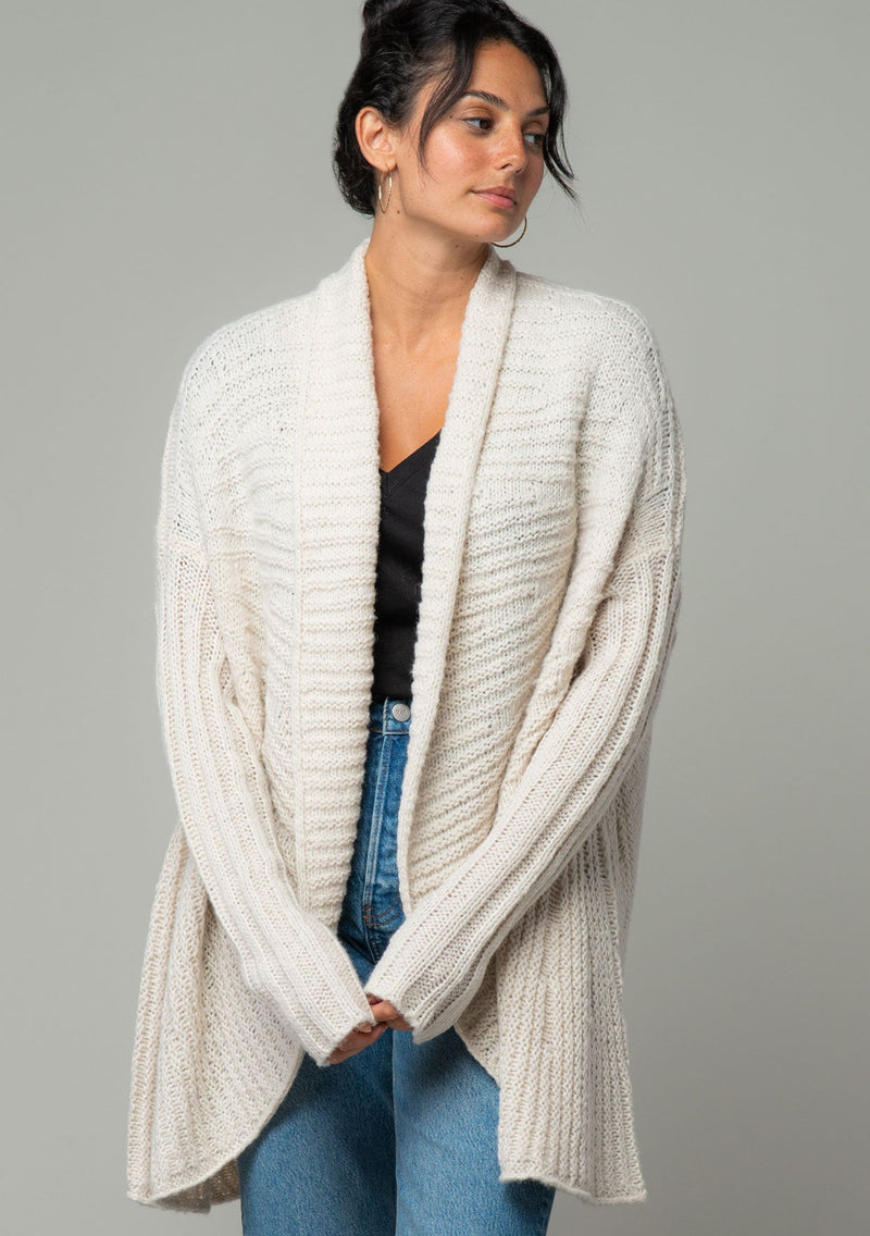 Shawl Collar Cardigan Knitting Heavy Wool Cardigan Shawl Collar