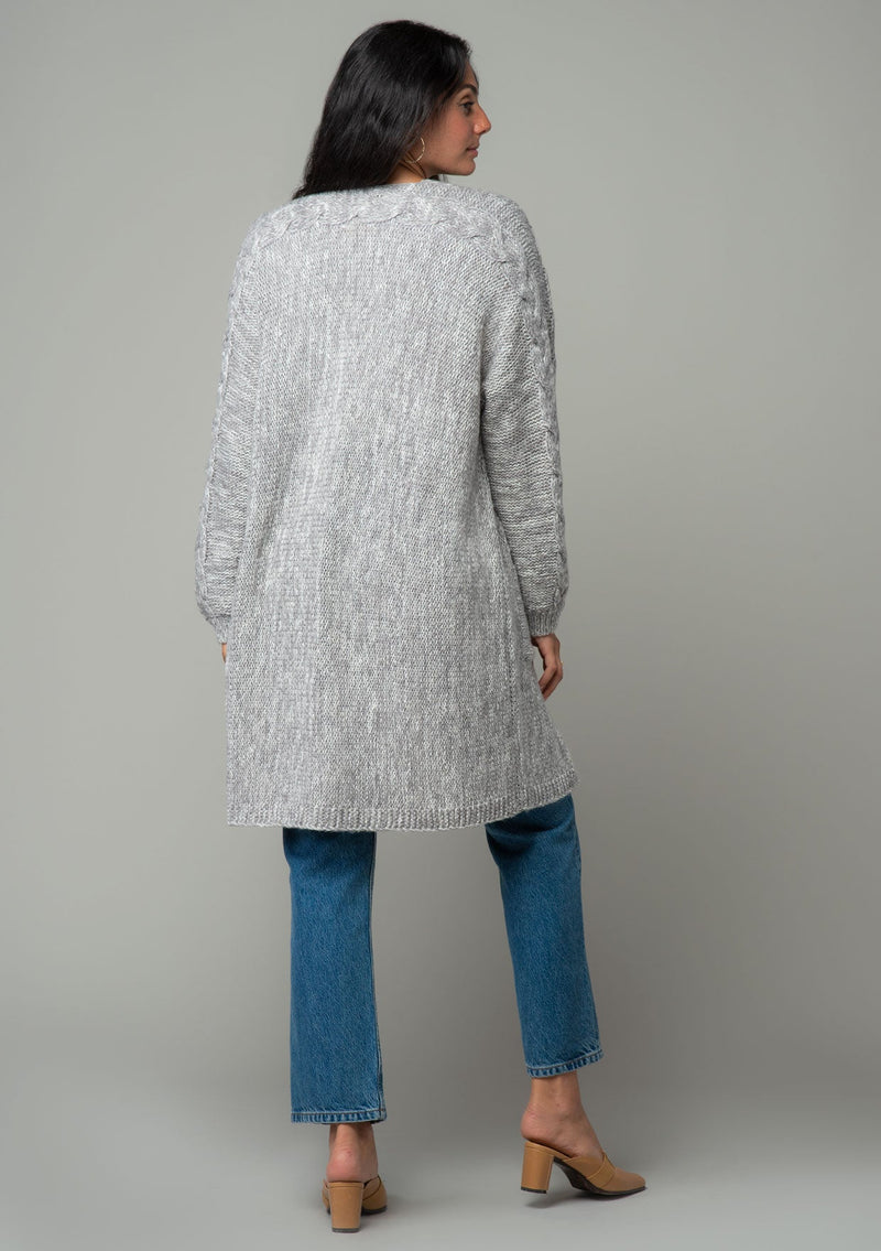 Taking A Stand Ribbed Knit Duster Cardigan (Heather Grey) · NanaMacs