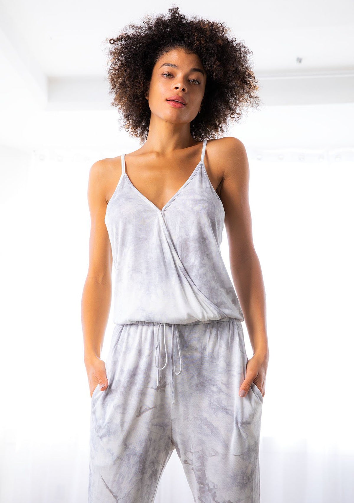 LOHEN （ローヘン）BAND COLOR JUMPSUIT I-70282K-RLK_GREY-D_4d1f56cf-