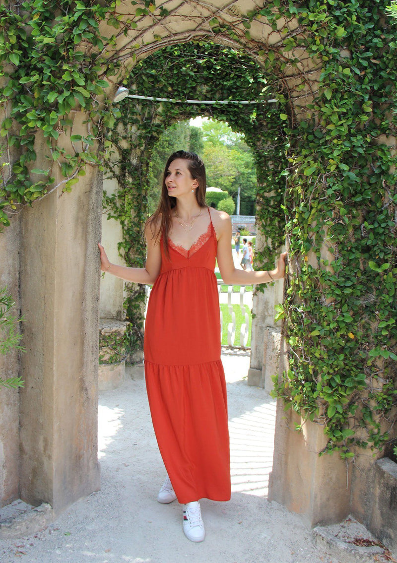 Sexy Lace Trimmed Tiered Slip Dress | LOVESTITCH Sexy Lace Trimmed Tiered Slip Dress | LOVESTITCH