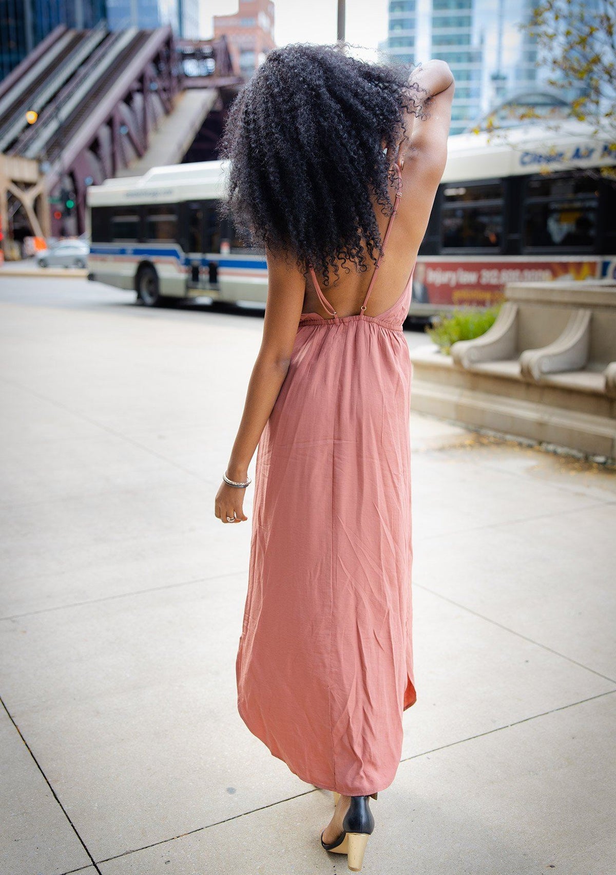 Dream A Little Dream Backless Maxi Dress Navy / L Dream A Little Dream Backless Maxi Dress Navy / L