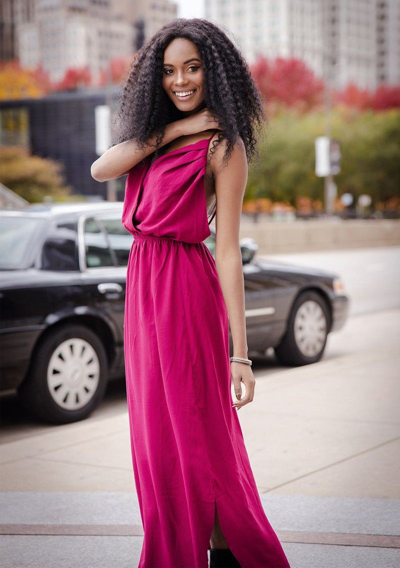 Dream A Little Dream Backless Maxi Dress Clay / M Dream A Little Dream Backless Maxi Dress Clay / M
