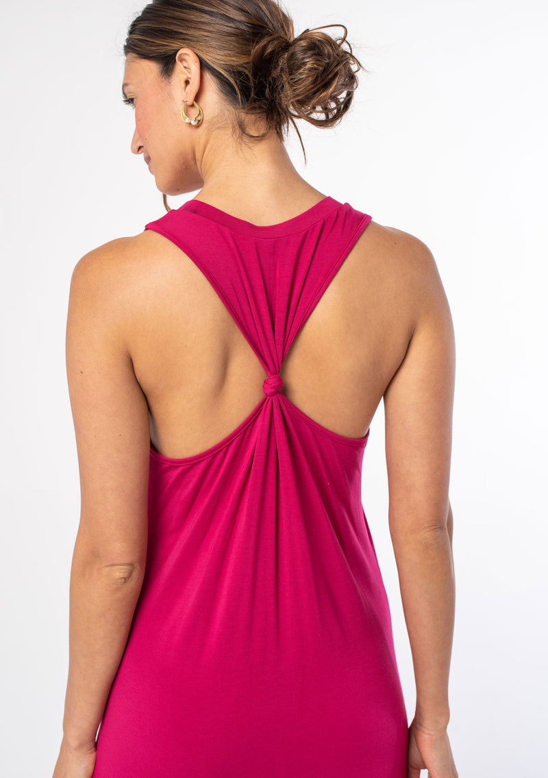 Ryder Knot Racerback Maxi Dress Mulberry / S Ryder Knot Racerback Maxi Dress Mulberry / S