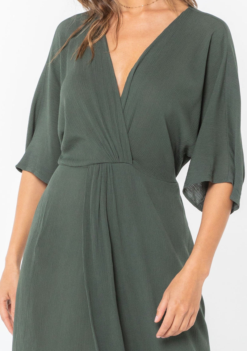 Wandering Knot Front Maxi Dress Black / S Wandering Knot Front Maxi Dress Black / S