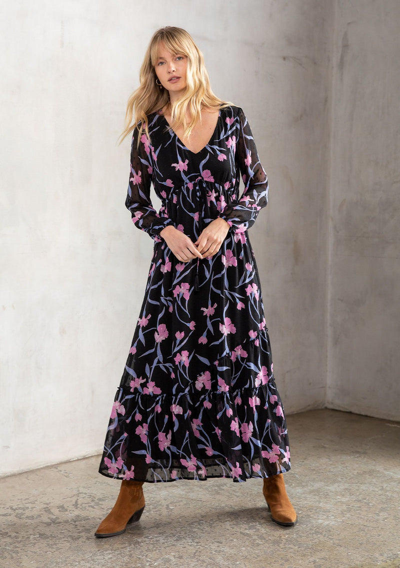 Romantic Black Floral Sheer Maxi Dress | LOVESTITCH Romantic Black Floral Sheer Maxi Dress | LOVESTITCH