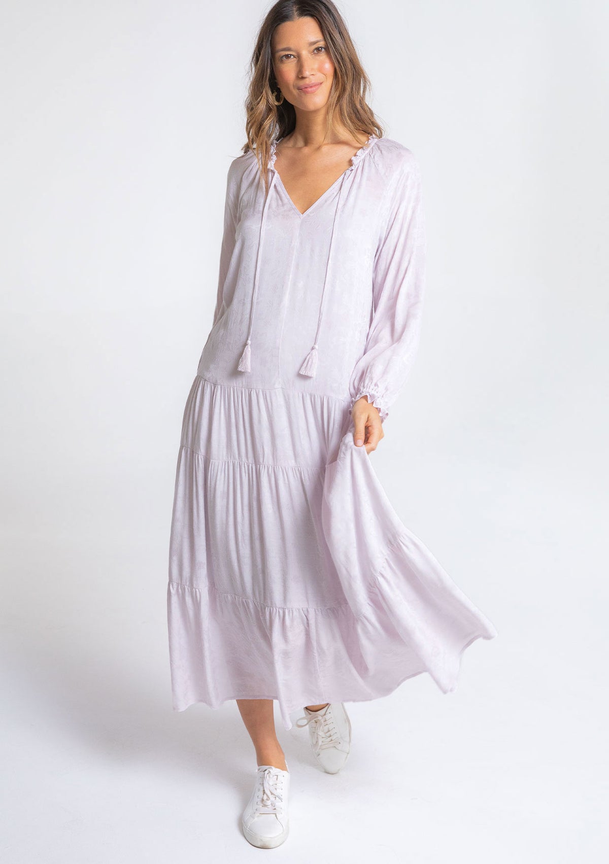 billowy maxi dress Billowy Boho Maxi Dress - Women's Dress