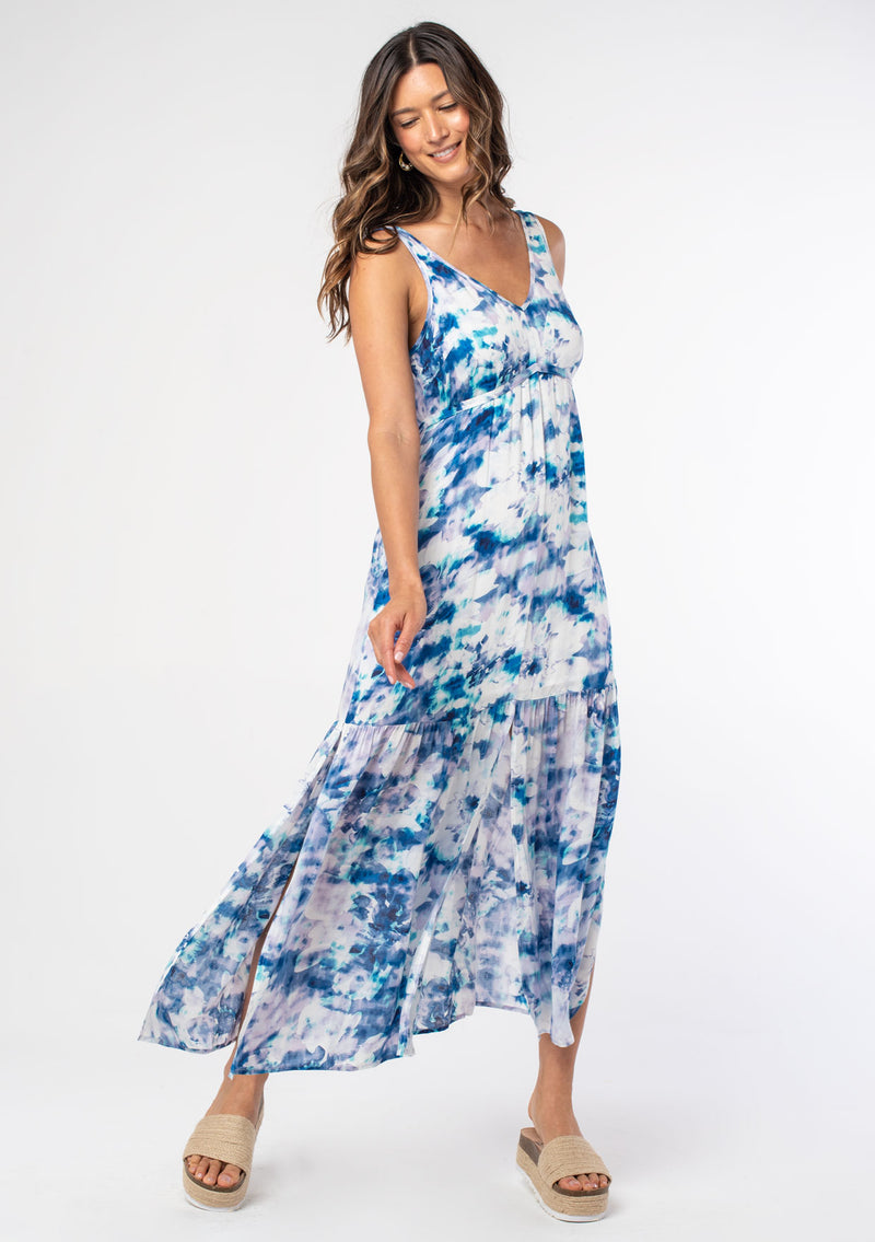 Galina Maxi Dress Navy/Teal / XL Galina Maxi Dress Navy/Teal / XL