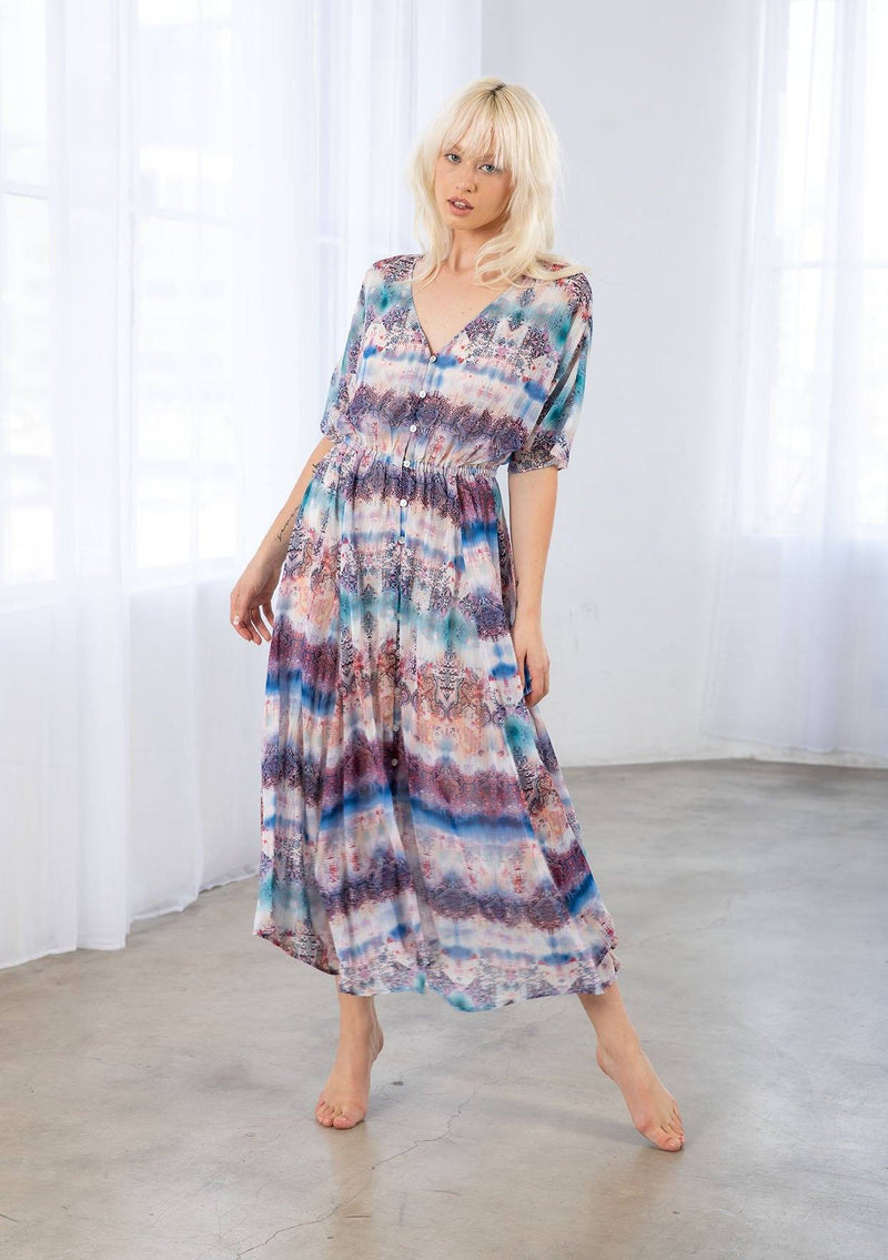 Wallis cream paisley maxi shirt dress Clearance