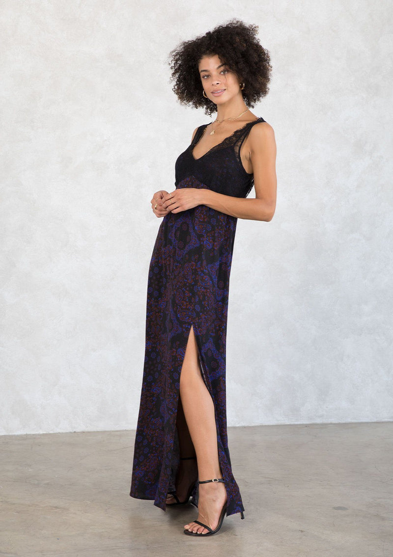 Lace Overlay Holiday Maxi Dress | LOVESTITCH Lace Overlay Holiday Maxi Dress | LOVESTITCH