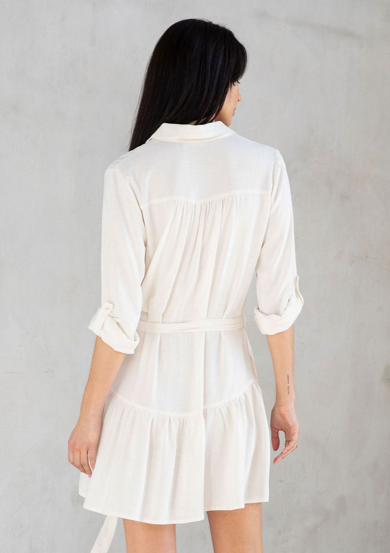 Tessa Mini Shirt Dress Dusty Teal / M Tessa Mini Shirt Dress Dusty Teal / M