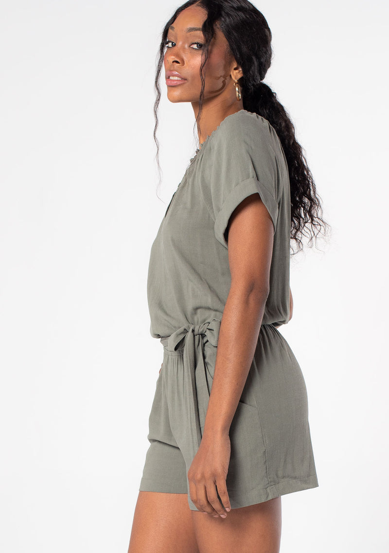 Lucky You Short Romper Black / L Lucky You Short Romper Black / L