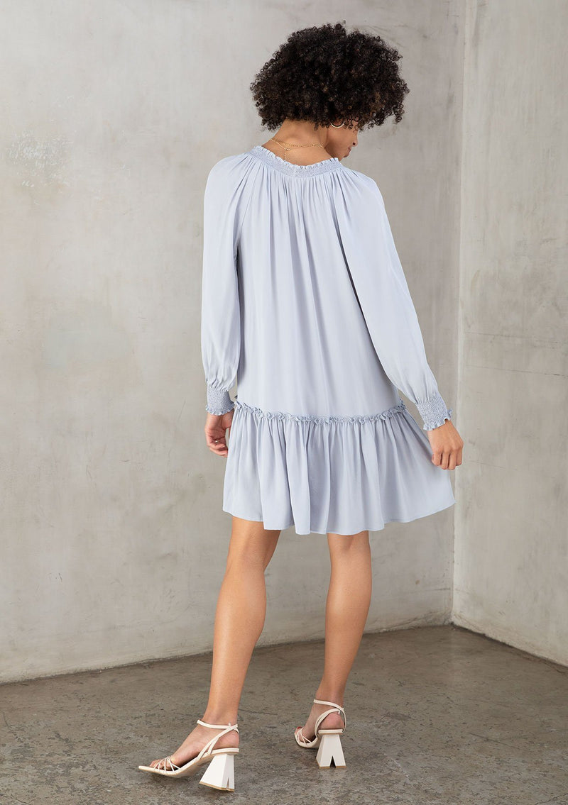 Take Me Away Mini Dress Powder Blue / S Take Me Away Mini Dress Powder Blue / S