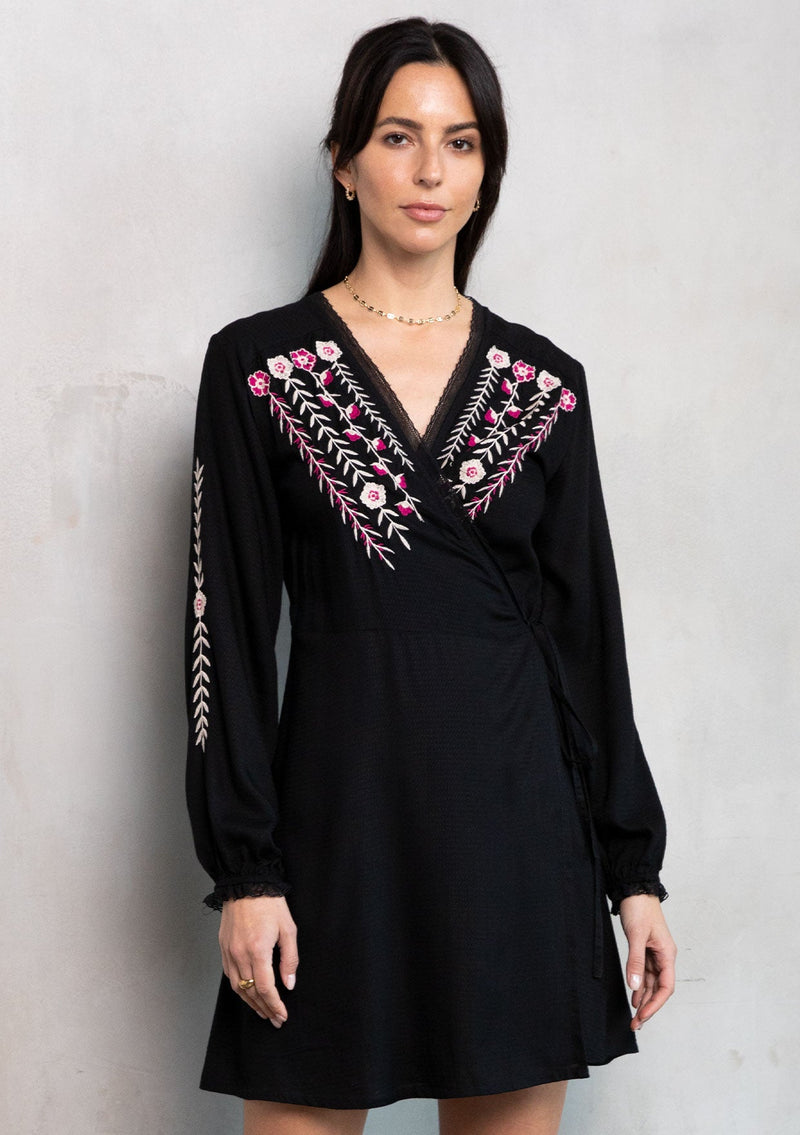 Wrap Dress - Women's Embroidered Dress | LOVESTITCH