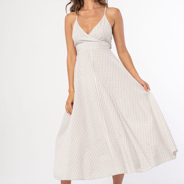 Women's Dresses - Cotton Gingham Dress | LOVESTITCH Women's Dresses - Cotton Gingham Dress | LOVESTITCH